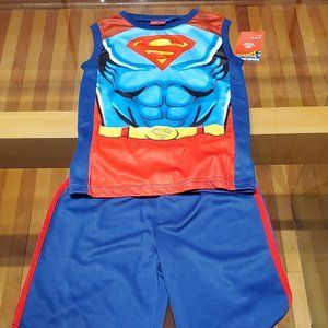 3 for $35 NWT Superman Tank Top & Track Shorts Set